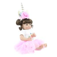 Muñeca de bebé Reborn de cuerpo completo de silicona para niña, Mini bebé de Vinilo Suave, juguete para bañarse, regalo de cumpleaños para niños, 40cm - details 4