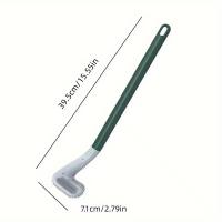 Cepillo de Silicona para Inodoro de Mango Largo y Fácil Limpieza, Diseño Higiénico y Ahorrador de Espacio para una Limpieza - details 4