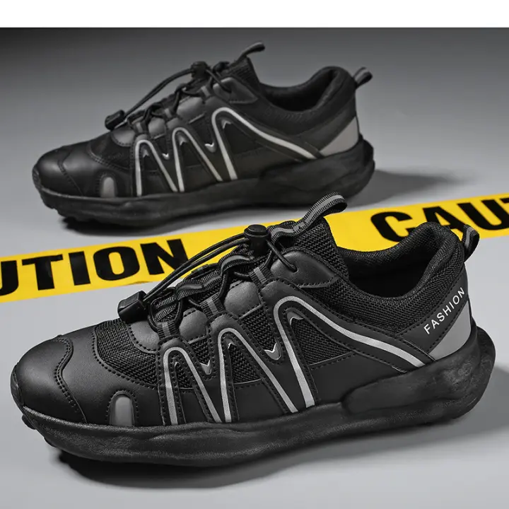 Men's Sports Shoes New Breathable Mesh Sports and Leisure Mesh Shoes Men's Soft Sole Running Lightweight - 1