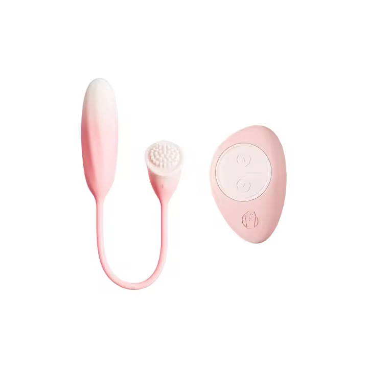 Jissbon-vibrador con Control remoto para mujer, consolador de doble cabeza, estimulador del clítoris, huevo, vagina, masturbación, juguete sexual - 1