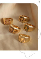 Damas lujuriosas piezas de Cobre cuadradas con diamantes de color, Estrellas, anillos Abiertas, accesorios de fiesta de baile - details 7