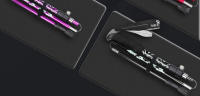 Bastón De Senderismo Plegable De Cinco Secciones, Aleación De Aluminio, Portátil Y Telescópico, Disponible En Cinco Colores - details 5