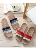 Zapatillas de Lino de Cuatro Temporadas para Mujeres Ligeras, Silenciosas, Suaves Suela de Madera para Hogar - details 10