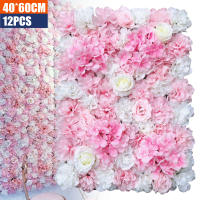 Panel Artificial de pared para fotografía, Fondo de flores decorativas para ducha nupcial, 12 unidades - details 3