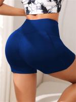 Pantalones cortos de motociclista de cintura alta cruzada para mujer, bolsillos laterales, suaves y cómodos, cruzados, para correr, Yoga, pantalones cortos atléticos - details 5