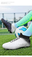Zapatos de fútbol sala profesionales de césped artificial transpirable de caña alta para hombre y mujer - details 19