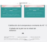 Instrumento de belleza para cuello multifunción con luz en color Instrumento de masaje para cara y cuello - details 10