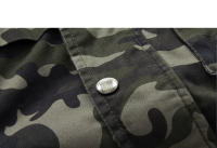 Otoño Invierno Casual Camuflaje Hombres Abrigos Nuevo Confort Versátil Mantener caliente Tops Moda al aire libre Sombrero extraíble Chaqueta Hombres - details 7