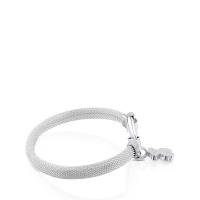 Pulsera de Oso de Plata Esterlina S925 Diseño Exquisito de Trenza de Moda Europea y Americana - details 2