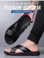 Zapatillas de los hombres de verano nueva luz de lujo de suela suave de una palabra de arrastre exterior desgaste personalizado tendencia sandalias de moda cuadros zapatos de playa - details 3