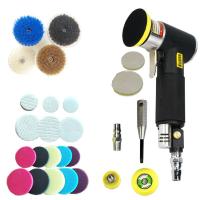 Lijadora Orbit Mini Portátil de 2"/3" para Pulido de Coches Herramienta de Aire de Alta Velocidad Potente con Batería Normal de Artículos Peligrosos - details 6