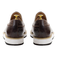 Zapatos de hombre hechos a mano de cuero vacuno estilo británico, zapatos de plataforma para las cuatro estaciones. - details 5