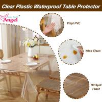 Mantel de Mesa de Plástico Transparente Impermeable A Prueba de Manchas de Aceite - details 1