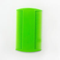 Peine de dientes estrechos para mascotas, 2 piezas, Mango antideslizante portátil, accesorios para perros y gatos - details 1