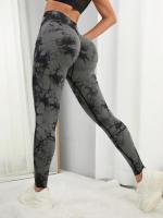 Nuevas Pantalones de Yoga Tie Dye Mallas Deportivas para Mujer Mallas Push Up de Cintura Alta sin Costuras Mallas de Entrenamiento para Fitness Ropa de Gimnasio - details 12