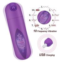 Potente Mini vibrador tipo bala con carga USB, Juguetes sexuales para adultos, estimulador del clítoris para mujeres, vibradores vaginales del punto G, masturbación erótica - details 3