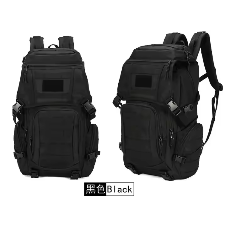 Mochila táctica de gran capacidad para deportes al aire libre, mochila para pesca, senderismo, camping, 50L - 1