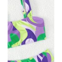 Bikini de cintura alta, Tre 2025 Conjunto de bikini bandeau sexy para mujer, Traje de baño brasileño para mujer - details 22