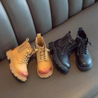 Botas cortas de estilo británico para niñas, botines antideslizantes de fondo suave, versátiles y elegantes, otoño e invierno, 2024 - details 2