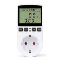 Medidor de potencia de CA, voltímetro Digital LCD, vatímetro de consumo, medidor de energía eléctrica, Monitor Analizador de coste KWH, enchufe de la UE - details 8