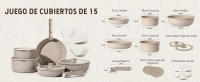 Carote Juego de Ollas y Sartenes Utilizables en Cocina Antiadherentes con Mango Desmontable 15pzas - details 6
