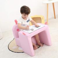 Sillón para niños Multifuncional, Silla y Mesa para niños/Taburete con una Sonrisa Divertida para niños y niñas (Conejo Rosa) - details 3