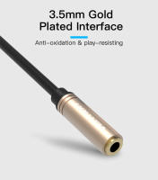 Vention Jack Cable de Audio estéreo hembra a hembra de 3,5mm Cable de extensión auxiliar chapado en oro para auriculares, portátil, teléfono, Cable auxiliar PS3 - details 4
