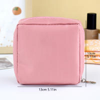 Bolsa De Almacenamiento Para Mujer Organizador De Cosméticos Y Toallas Sanitarias Bolsa Para Tampones Y Maquillaje Material De Poliéster Estilo Casual - details 34