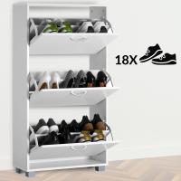 Mueble para 18 Pares Organizador Zapatos 3 Puertas Compacto 115x61x24cm - details 22