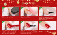 ROSALIND juego de esmaltes de uñas de Gel para Halloween y Navidad, lámpara UV/LED, varios colores, otoño e invierno, para tu fiesta de uñas loca - details 25