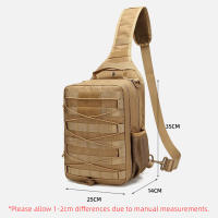 Bolso de pecho táctico para hombre, bolsa de hombro impermeable para deportes al aire libre, senderismo, escalada, aparejos, Molle - details 0