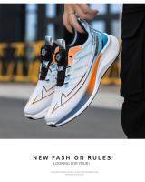 Zapatillas de deporte de los hombres 2025 primavera y verano nuevo botón zapatillas de deporte transpirable casual zapatos de malla antideslizante niños zapatillas de correr - details 6
