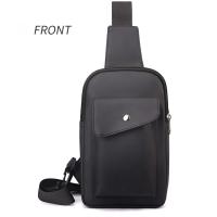 Bolso de pecho Simple de gran capacidad para hombre, riñonera informal impermeable para hombre, bolso multifuncional para teléfono móvil de estilo coreano para niños - details 17