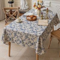 Mantel de lino y poliéster con borde ENCE con borlas rectangulares, mesa de piscina, utilizado para decoración del hogar, cocina - details 22