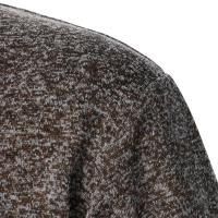 Top de suéter de punto casual de manga larga con cuello levantado para hombre de otoño e invierno - details 24