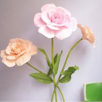 NUEVA Rosa Artificial de Espuma PE de 40CM, Tamaño Grande de 40cm de Largo, Accesorios Gigantes de Fotografía, Rama de Rosa de Espuma PE, Flores Falsas para Fiestas - details 10