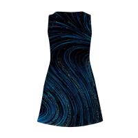 BUNO-Vestido veraniego informal con bolsillos para mujer, vestido playero bohemio, blusas estampadas, camisetas, vestido holgado con cuello en V - details 19