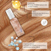 Brillo y caca para el cabello, cuerpo facial, líquido colorido, suave, cómodo y brillante - details 5