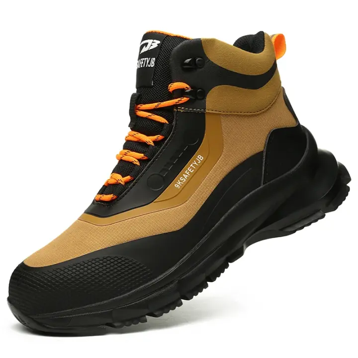Zapatos de Trabajo Ligeros 9KSAFETYJB Impermeables, Antideslizantes, Pisada Segura con Punta de Acero - 1