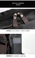 Mochila de cuero impermeable de gran capacidad para computadora de negocios para hombres - details 27