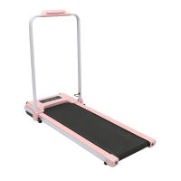 Cinta de correr eléctrica con pantalla LED plegable, máquina de correr con temporizador y Control remoto, múltiples modos de ejercicio, 20 "de ancho - details 5