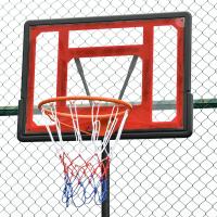 Canasta de baloncesto ajustable de 205-261 cm, aro de baloncesto portátil con soporte de acero, base rellenable y 2 ruedas de transporte para niños y adultos, rojo y negro. - details 8