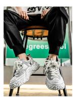 Hombres 2025 primavera y verano nueva malla de moda transpirable deportes ligeros suela suave papá popular versátil zapatos casuales. - details 10