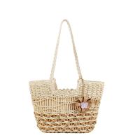 2025 nueva bolsa tejida a mano bohemia vacaciones junto al mar playa viaje cuerda de papel bolsa tejida bolsa de cercanía - details 0