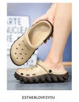 Sandalias planas para hombre, zapatos de EVA, zapatillas de jardín con plataforma, sandalias de verano para hombre, nuevas zapatillas deportivas para hombre, chanclas para exteriores, zuecos para el hogar - details 15