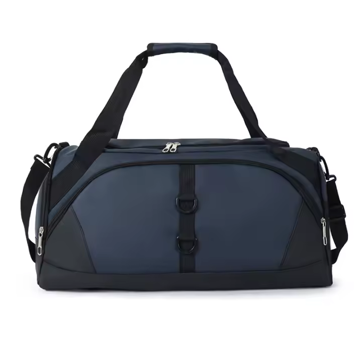 Bolsa de lona de viaje de 55L, bolsas de senderismo para exteriores, bolsa grande de fin de semana seca y húmeda, bolso de separación de corta distancia, mochila escolar versátil - 1