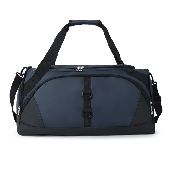 Bolsa de lona de viaje de 55L, bolsas de senderismo para exteriores, bolsa grande de fin de semana seca y húmeda, bolso de separación de corta distancia, mochila escolar versátil - 1