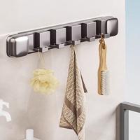 Gancho plegable con ventosa de 5 ganchos, perchas para bata y abrigos resistentes sin rastro, gancho de almacenamiento de artículos diversos reutilizable sin perforar - details 10