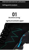 Zapatillas de deporte para hombre, zapatos para mujer, zapatos de calcetín, zapatos sin cordones, zapatos casuales de moda, zapatos de tenis de malla de verano, grandes 35-47 - details 5
