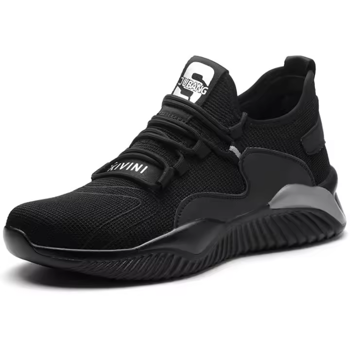 Zapatos de trabajo informales con punta de acero para hombre, a prueba de golpes, resistentes a pinchazos, indestructibles, botas protectoras - 1